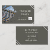 ミニマルモダンリストモノクロ 名刺 (正面/裏面)