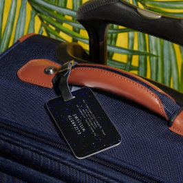 ミニマルモダンリストモノグラエレガントム花柄 ラゲッジタグ