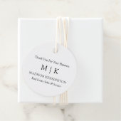 ミニマルモダンリストモノグラムまたはロゴビジネスの追加 フェイバータグ (インサイチュ)