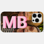 ミニマルモダンリストモノグラムイニシャル写真 Case-Mate iPhoneケース (裏面 (横))