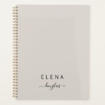 ミニマルモダンリストモノグラムニュートラルスクリプト