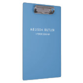 ミニマルモダンリストライトブルー クリップボード (右)