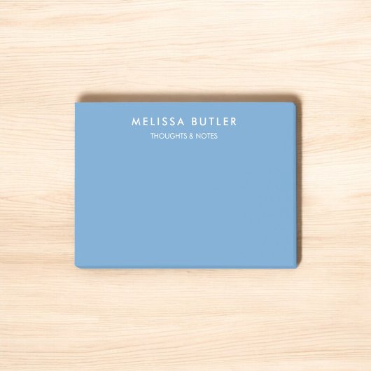 ミニマルモダンリストライトブルー ポストイット