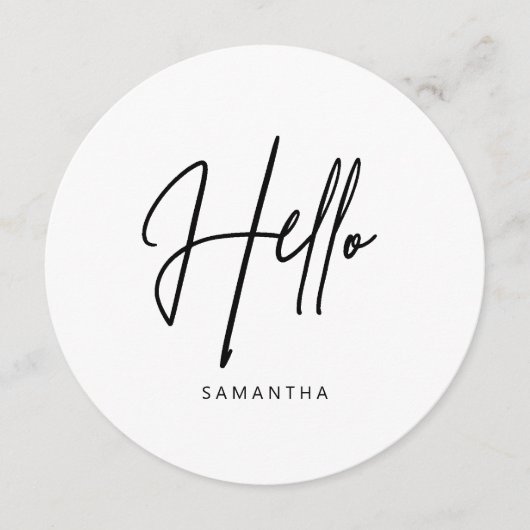 ミニマルモダンリストラウンドメニュー メニュー (正面)