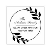 ミニマルモダンリストリーフリース セルフインキングスタンプ (デザイン)