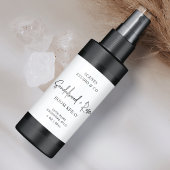 ミニマルモダンリストルームスプレーボトル製品 ラベル