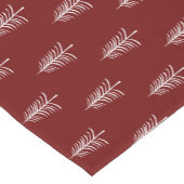 ミニマルモダンリストレッドクリスマスツリーパターン ショートテーブルランナー (コーナー)