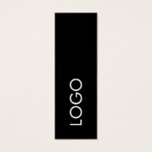 ミニマルモダンリストロゴのビジネスつるラベル (裏面)