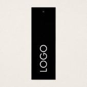 ミニマルモダンリストロゴのビジネスつるラベル (正面)