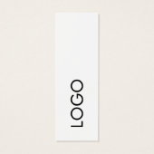 ミニマルモダンリストロゴのビジネスつるラベル (裏面)