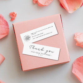 ミニマルモダンリストロゴブランディング挿入 スキニー名刺