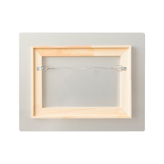 ミニマルモダンリストロゴベーカリーカートのショップメタルサイン メタルプリント (裏面)