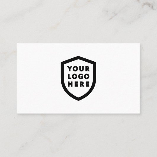 ミニマルモダンリストロゴ |ソーシャルメディカスタムアのアイコン 名刺 (裏面)