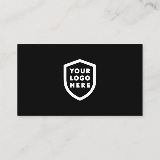 ミニマルモダンリストロゴ |ソーシャルメディカスタムアのアイコン 名刺 (裏面)