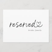 ミニマルモダンリスト予約結婚サイン (正面)