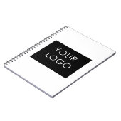 ミニマルモダンリスト会社のビジネスロゴのみ ノートブック (左側)