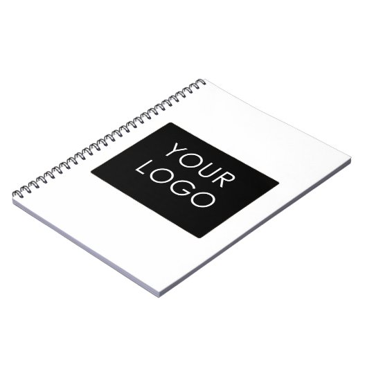 ミニマルモダンリスト会社のビジネスロゴのみ ノートブック (左側)