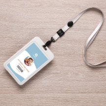 ミニマルモダンリスト会社従業員バッジ