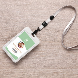 ミニマルモダンリスト会社従業員バッジ バッジ