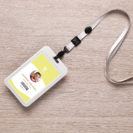 ミニマルモダンリスト会社従業員バッジ バッジ