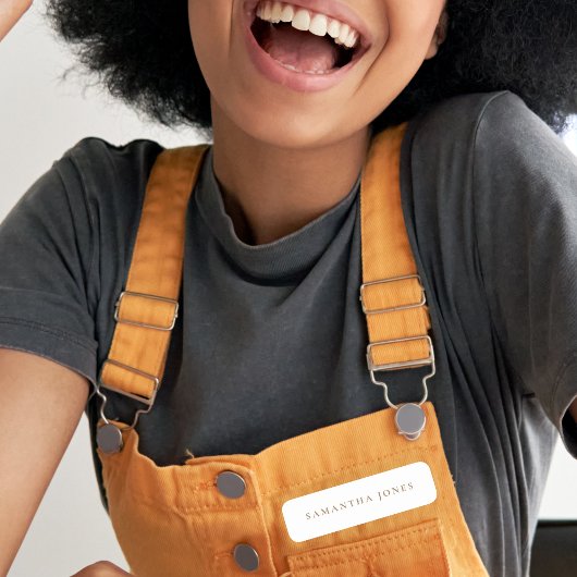 ミニマルモダンリスト名タグ 名札