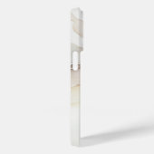 ミニマルモダンリスト大理石テクスチャオーバーレイロゴ Case-Mate iPhoneケース (裏面 / 右)