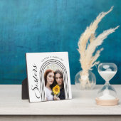 ミニマルモダンリスト姉妹フォトアーチ フォトプラーク (インサイチュ)