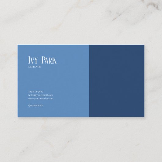 ミニマルモダンリスト幾何企業の的 名刺 (裏面)