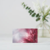 ミニマルモダンリスト幾何企業の的 名刺 (スタンド正面)