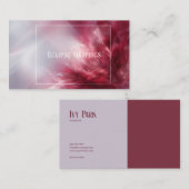 ミニマルモダンリスト幾何企業の的 名刺 (正面/裏面)