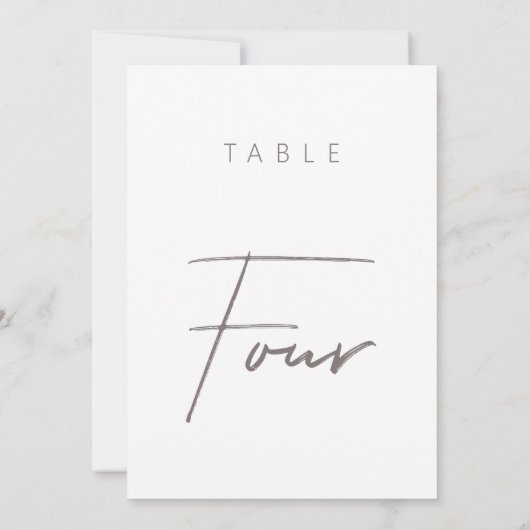 ミニマルモダンリスト書結婚道の表番号 (裏面)