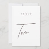 ミニマルモダンリスト書結婚道の表番号 (裏面)