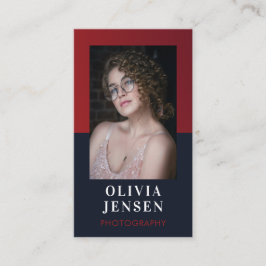 ミニマルモダンリスト書道台本の写真 名刺