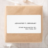 ミニマルモダンリスト淡水色フローラ ラベル (インサイチュ)