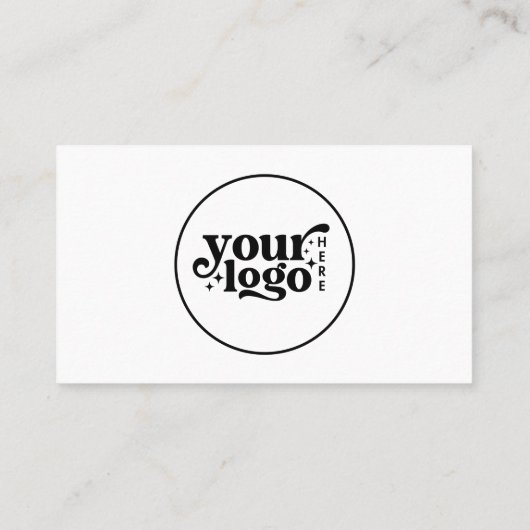 ミニマルモダンリスト白黒サロンQRコード 名刺 (裏面)