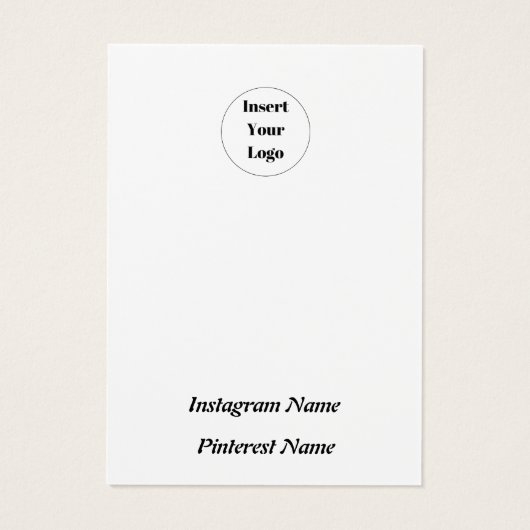 ミニマルモダンリスト白黒ジュエリー表示 (裏面)