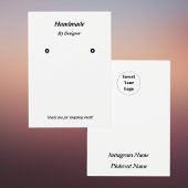 ミニマルモダンリスト白黒ジュエリー表示