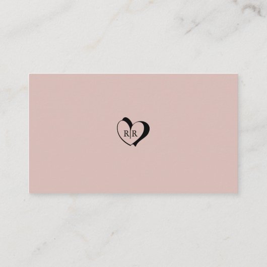 ミニマルモダンリスト結婚スクリプトQRコード エンクロージャーカード (裏面)