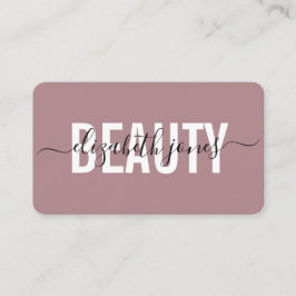 ミニマルモダンリスト署名バラ金ゴールド 名刺