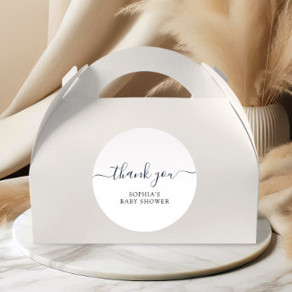 ミニマルモダンリスト赤ちゃんシャワー ラウンドシール