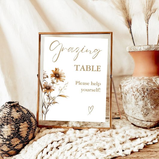 ミニマルモダンリスト金ゴールド放牧表サイン ポスター