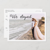 ミニマルモダンリスト2の写真の発表 ポストカード (正面/裏面)