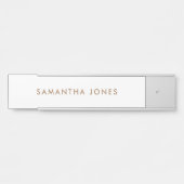 ミニマルモダンリスト サインプレート (正面)