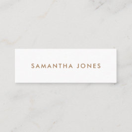 ミニマルモダンリスト スキニー名刺