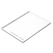 ミニマルモダンリスト ノートブック (左側)