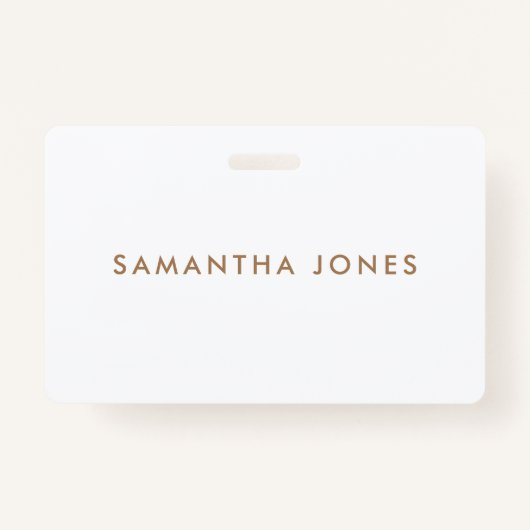 ミニマルモダンリスト バッジ (正面)