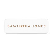 ミニマルモダンリスト ラベル (正面)