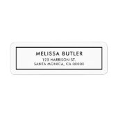 ミニマルモダンリスト ラベル (正面)