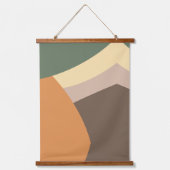 ミニマルモダンリスト 吊り下げ型タペストリー (正面)