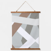 ミニマルモダンリスト 吊り下げ型タペストリー (正面)